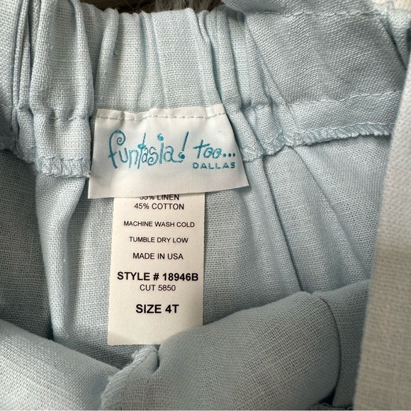 Funtasia too linen boy short-all’s | NWT | - Picture 8 of 9